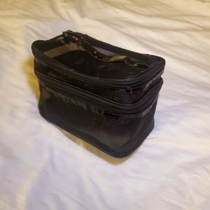 SHEIN black makeup bag